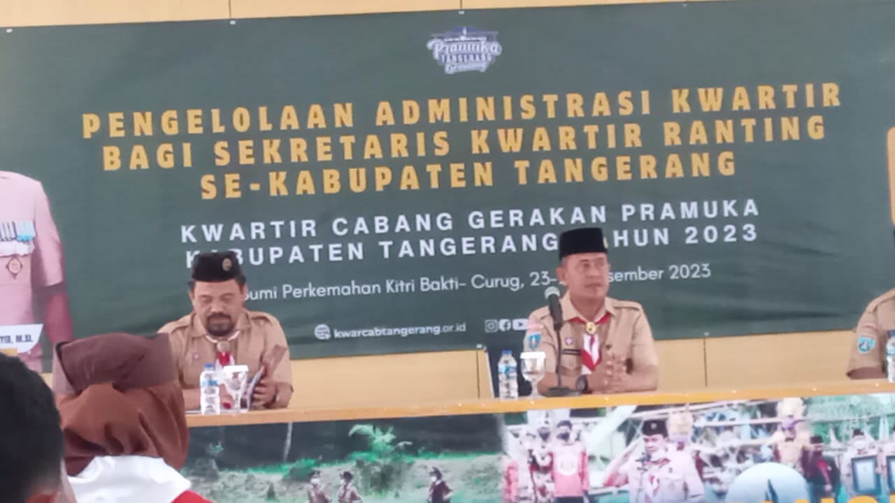Kegiatan Pengelolaan Sistem adminitrasi Kwarcab Tangerang Kwaran Se Kabupaten Tangerang